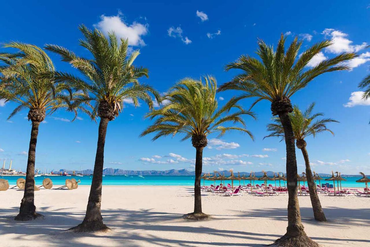 Вилла Sant Vicenc, Amazing House In Alcudia For 6 Экстерьер фото